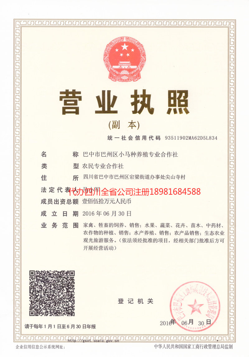 讷河讷河小马种养殖专业合作社